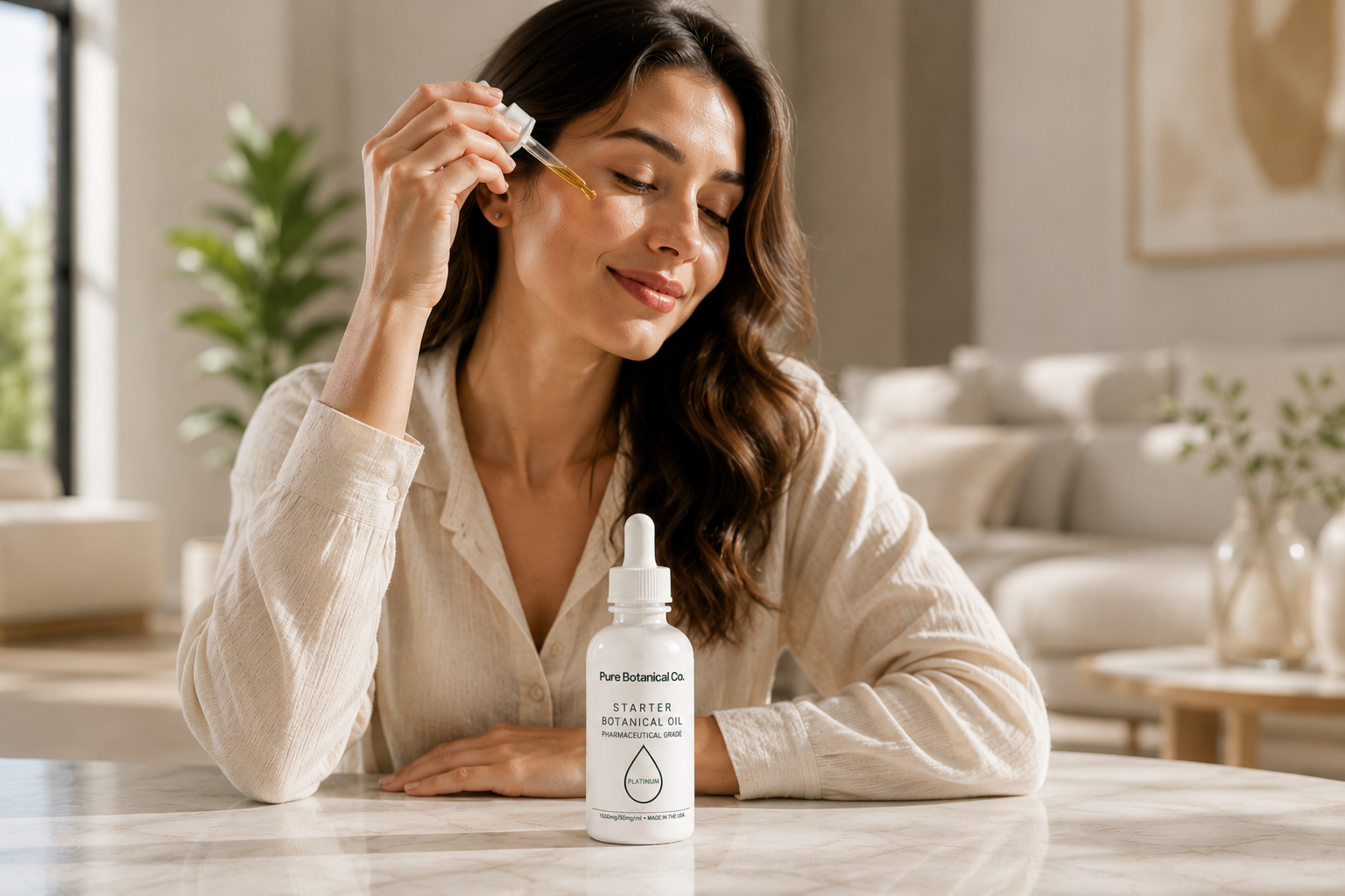 Pure Botanical Co Signature 30ml on stone block
